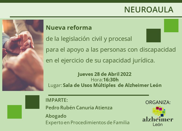 Cartel conferencia Neuroaula día 28 de abril 2022