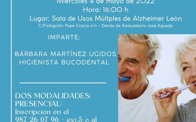 Taller de higiene bucodental en personas mayores