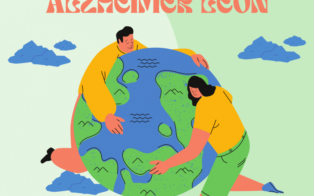 cartel semana del medio ambiente de Alzheimer León compromiso ODS
