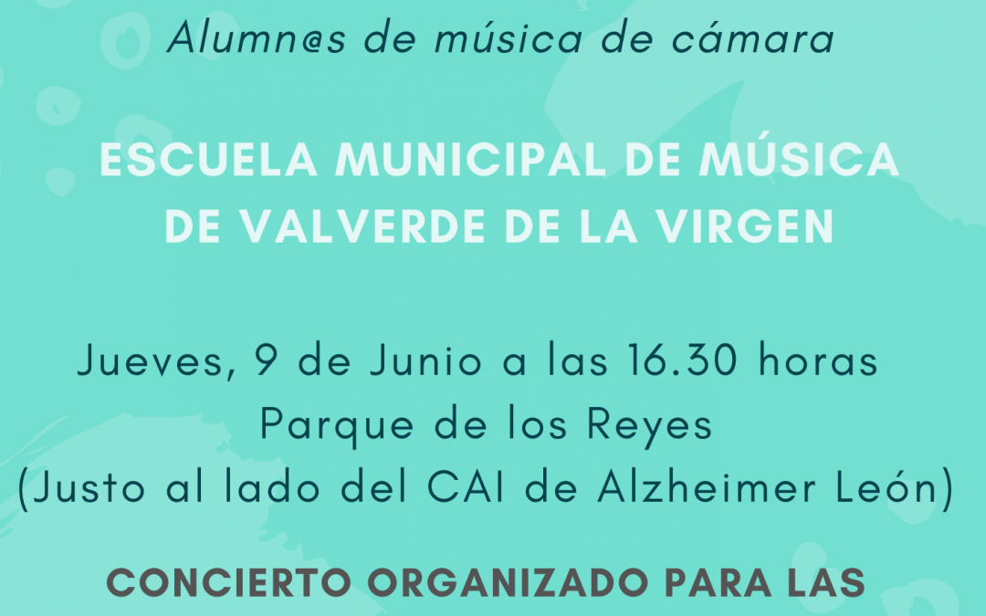 cartel concierto Alzheimer León