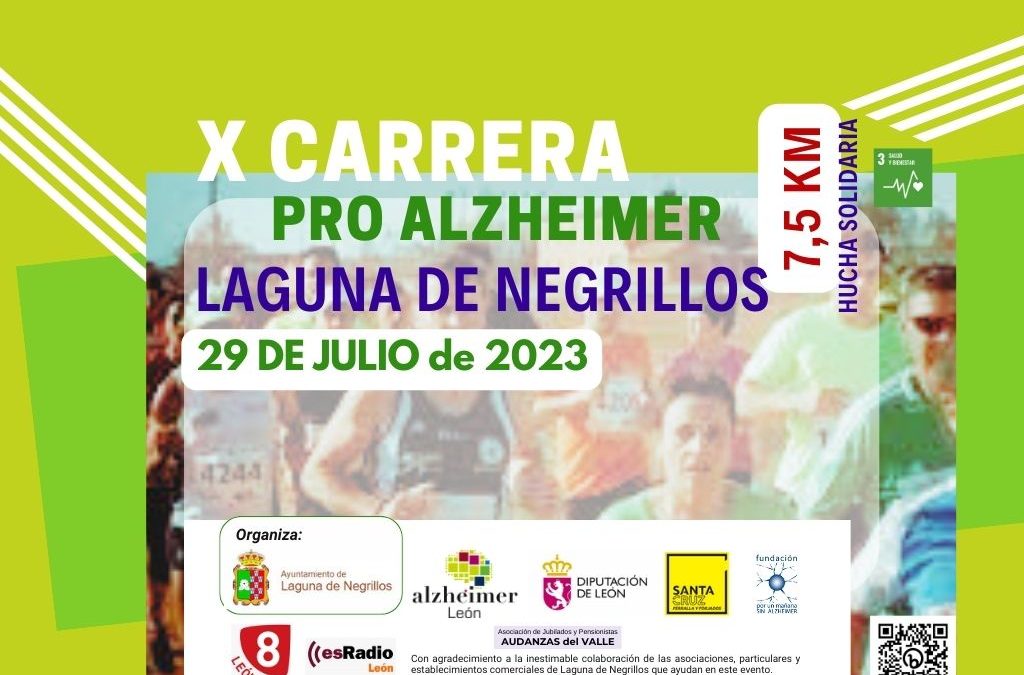X Carrera Pro Alzheimer Laguna de Negrillos julio 2023