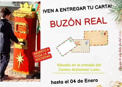 Buzón Real Navidad 2023 Alzheimer León