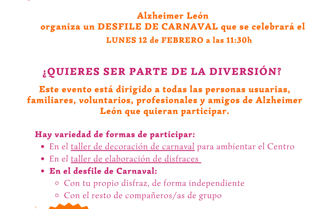 Carnaval Retro en Alzheimer León 2024