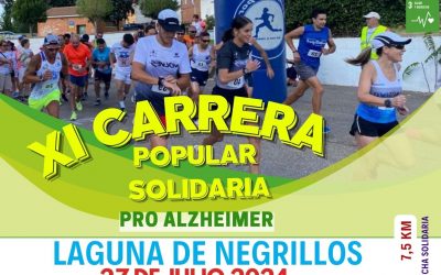 XI Carrera Pro Alzheimer en Laguna de Negrillos el sábado 27 de julio de 2024