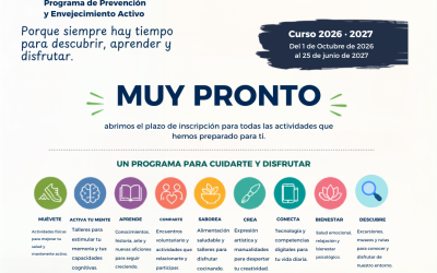‘Tiempo para ti’, únete a las actividades del Programa de prevención y envejecimiento activo